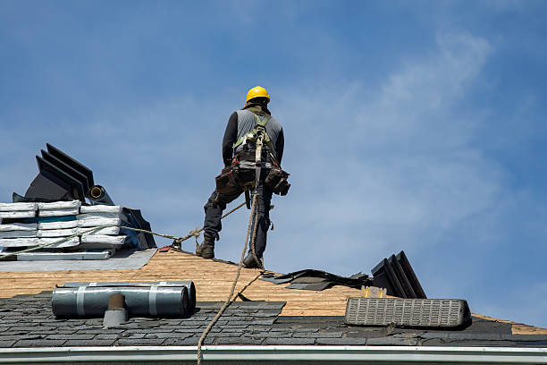 Professional Roof Replacement technician working in Livingston, MT